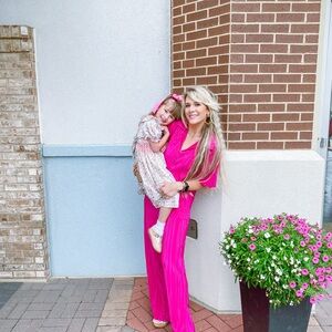 Vibrant Pink Jumpsuit